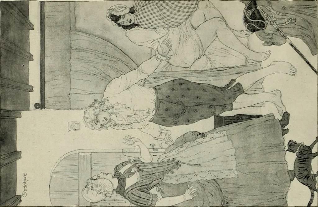 An illustration from Neue deutsche Buchillustration, 1915, leaf 13