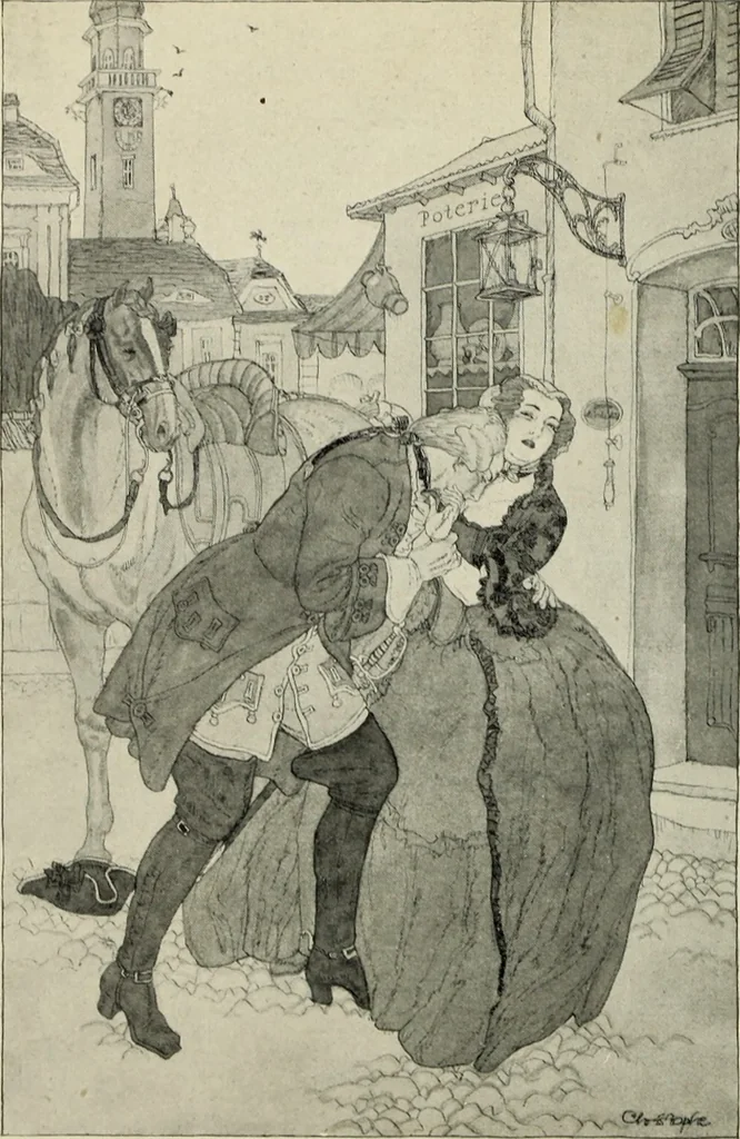 An illustration from Neue deutsche Buchillustration, 1915, leaf 13