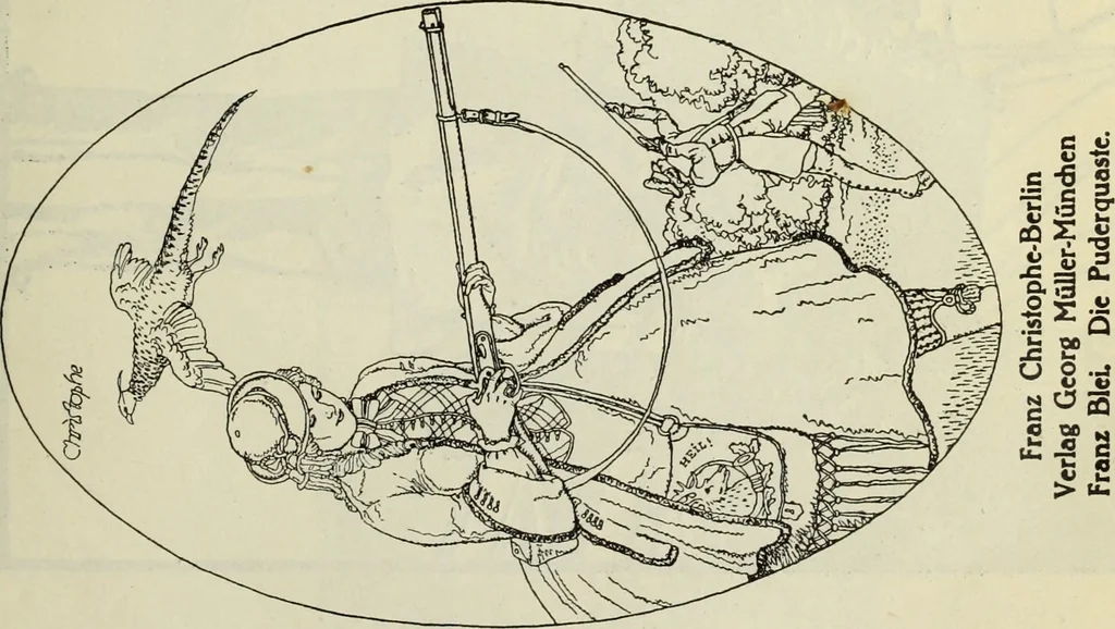 An illustration from Neue deutsche Buchillustration, 1915, leaf 14
