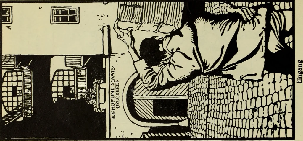 An illustration from Neue deutsche Buchillustration, 1915, leaf 15