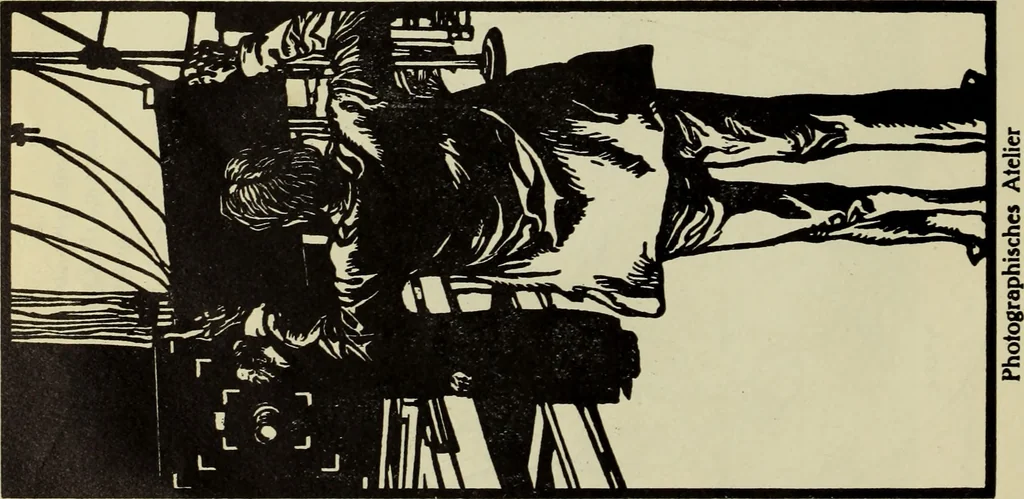 An illustration from Neue deutsche Buchillustration, 1915, leaf 15