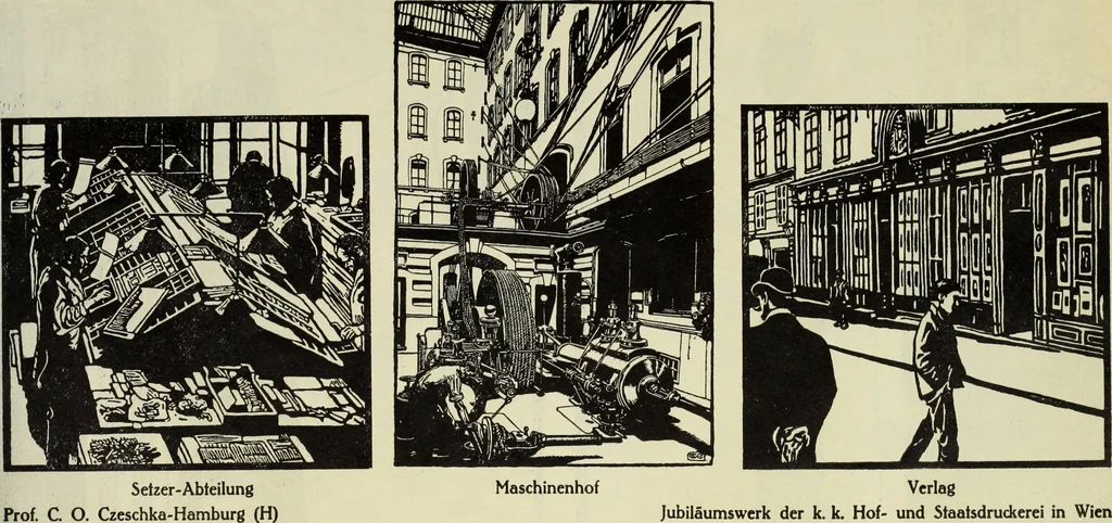 An illustration from Neue deutsche Buchillustration, 1915, leaf 16