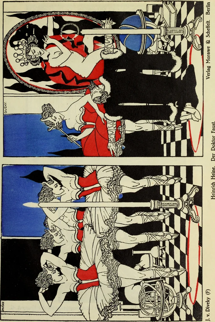 An illustration from Neue deutsche Buchillustration, 1915, leaf 18