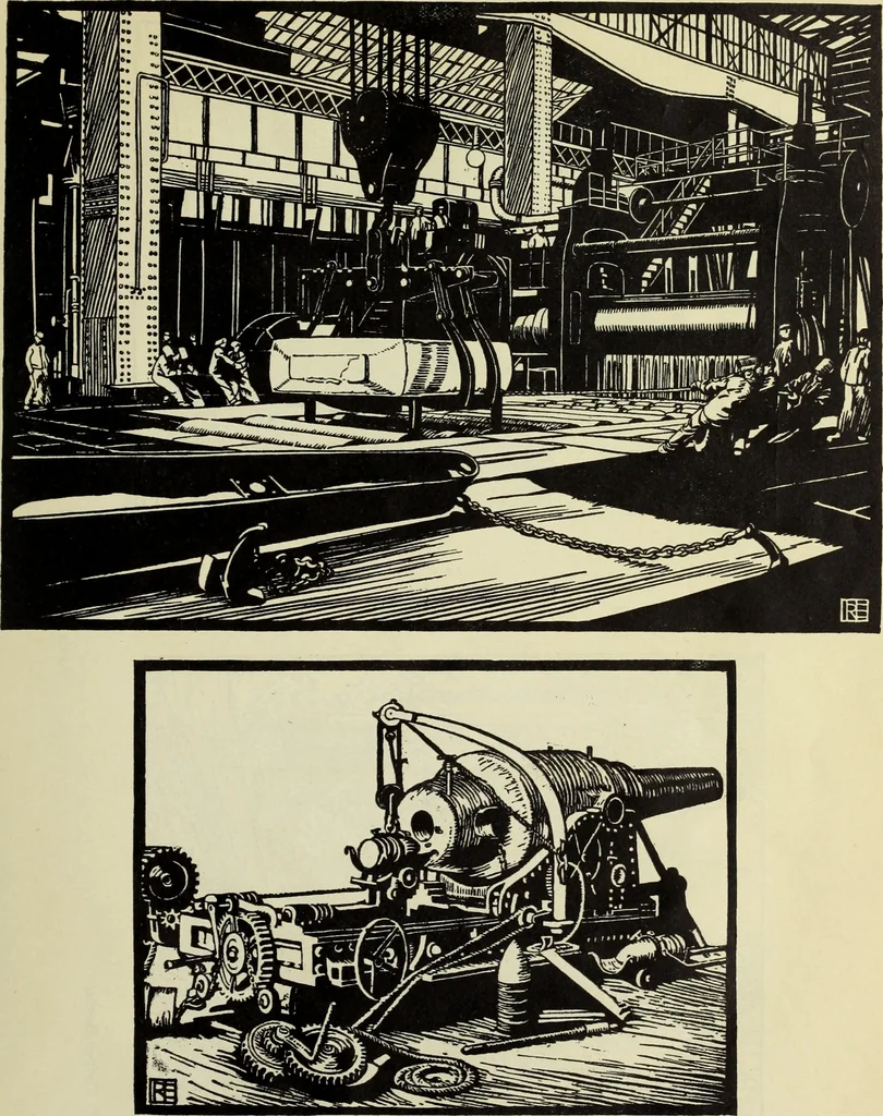 An illustration from Neue deutsche Buchillustration, 1915, leaf 20