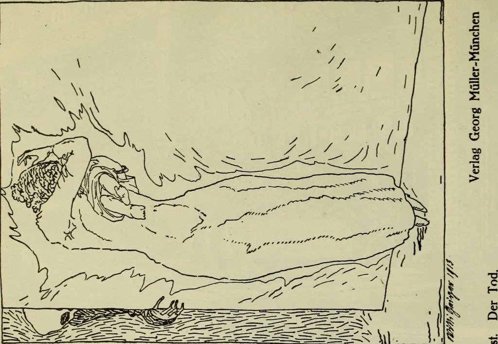 An illustration from Neue deutsche Buchillustration, 1915, leaf 21