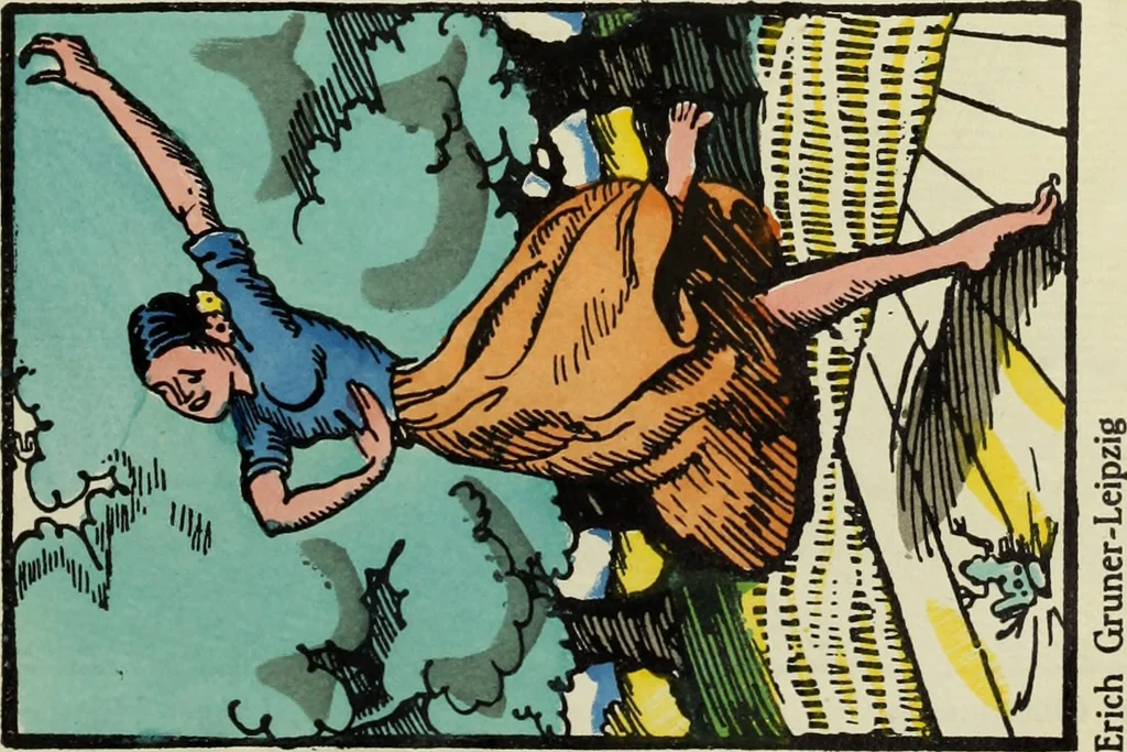 An illustration from Neue deutsche Buchillustration, 1915, leaf 22