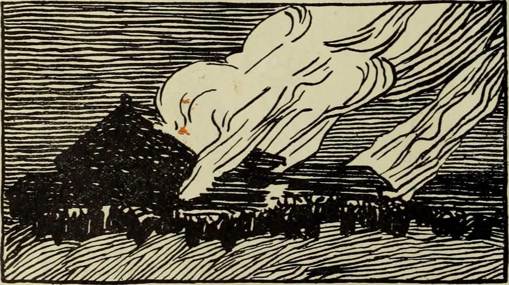 An illustration from Neue deutsche Buchillustration, 1915, leaf 23