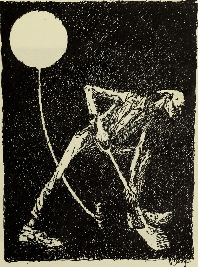 An illustration from Neue deutsche Buchillustration, 1915, leaf 24
