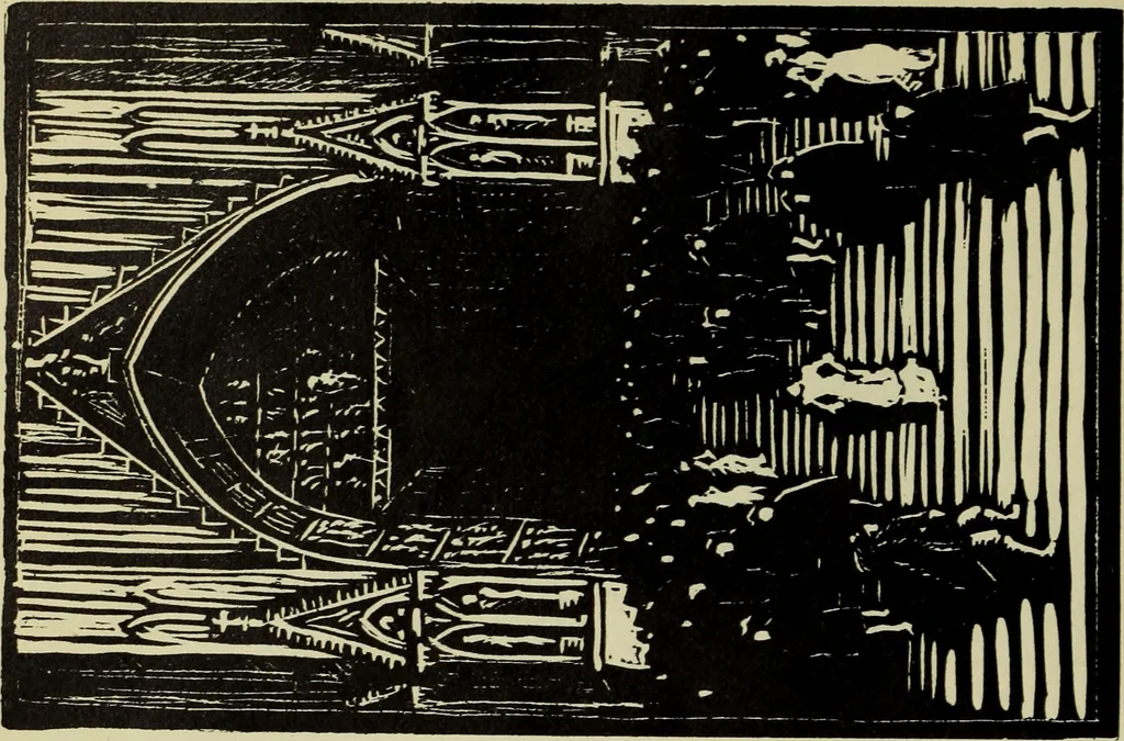 An illustration from Neue deutsche Buchillustration, 1915, leaf 25