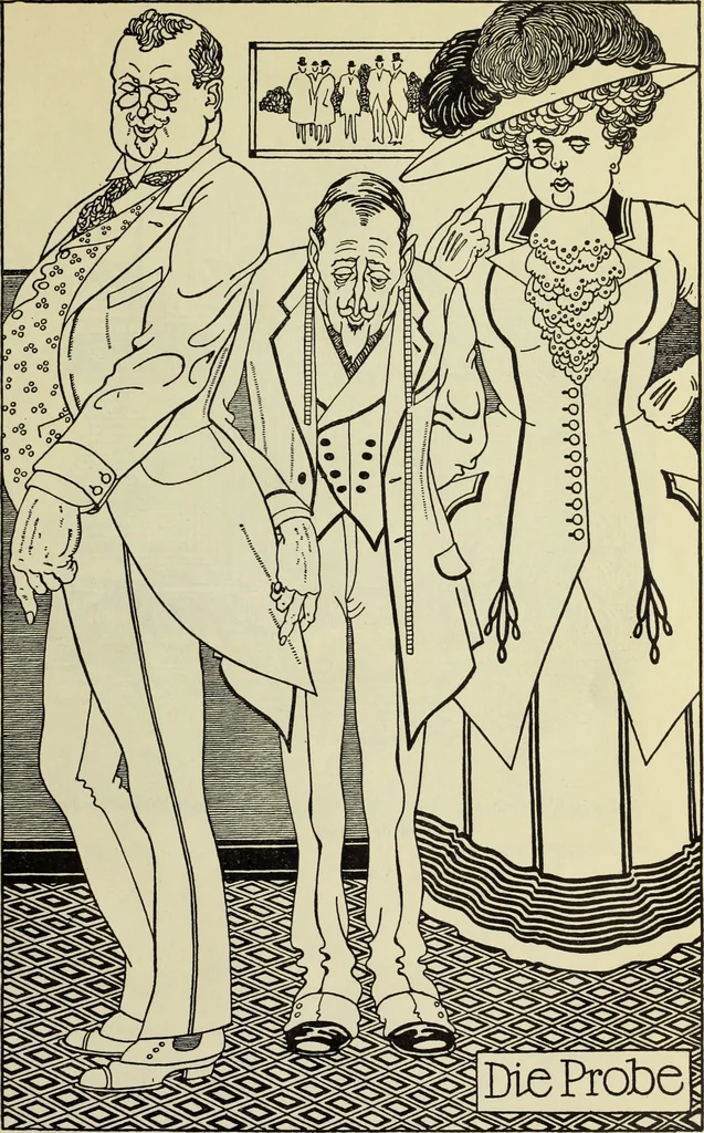 An illustration from Neue deutsche Buchillustration, 1915, leaf 28