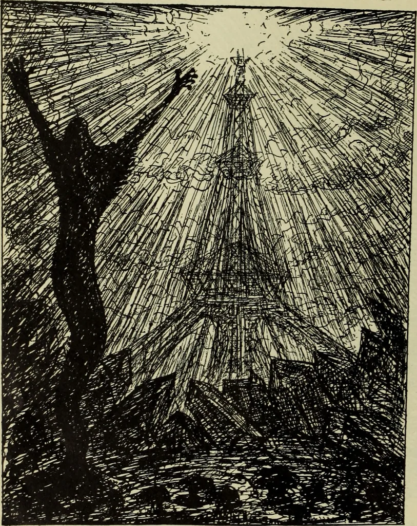 An illustration from Neue deutsche Buchillustration, 1915, leaf 31