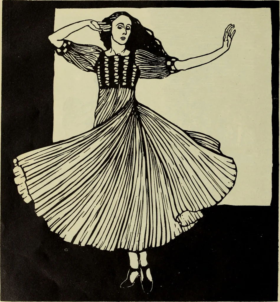 An illustration from Neue deutsche Buchillustration, 1915, leaf 33
