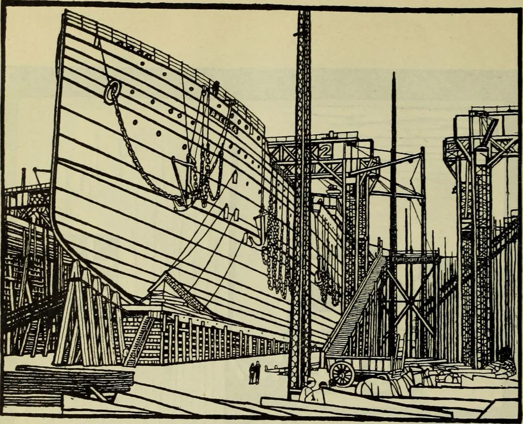 An illustration from Neue deutsche Buchillustration, 1915, leaf 35