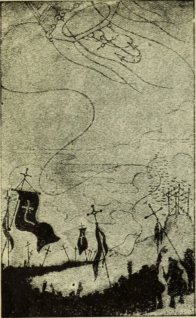 An illustration from Neue deutsche Buchillustration, 1915, leaf 37