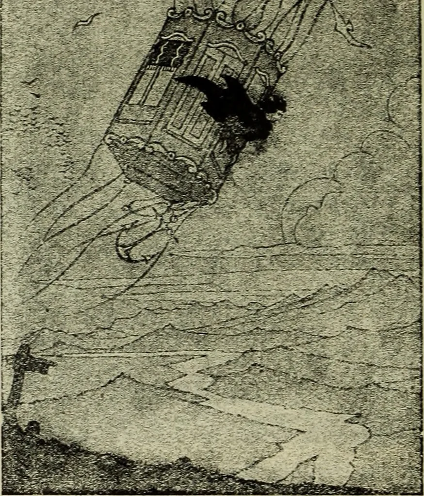 An illustration from Neue deutsche Buchillustration, 1915, leaf 37