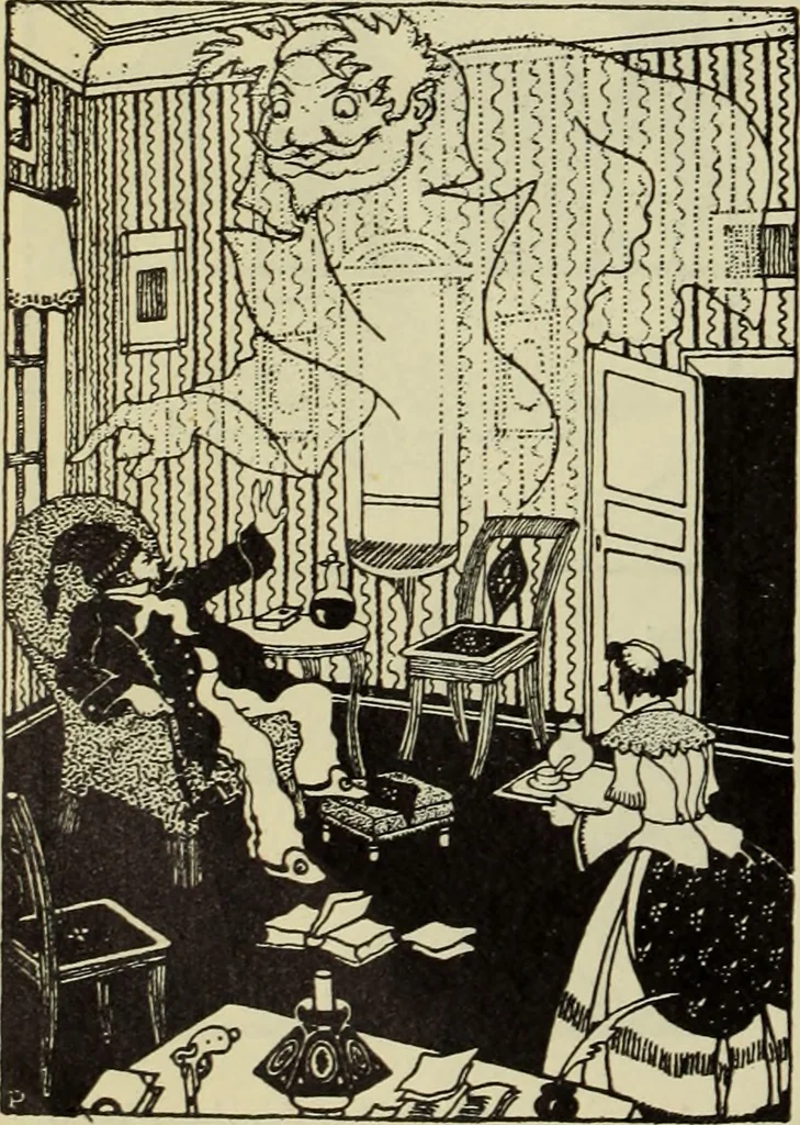 An illustration from Neue deutsche Buchillustration, 1915, leaf 37