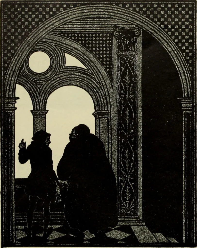 An illustration from Neue deutsche Buchillustration, 1915, leaf 39
