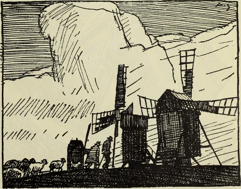 An illustration from Neue deutsche Buchillustration, 1915, leaf 44