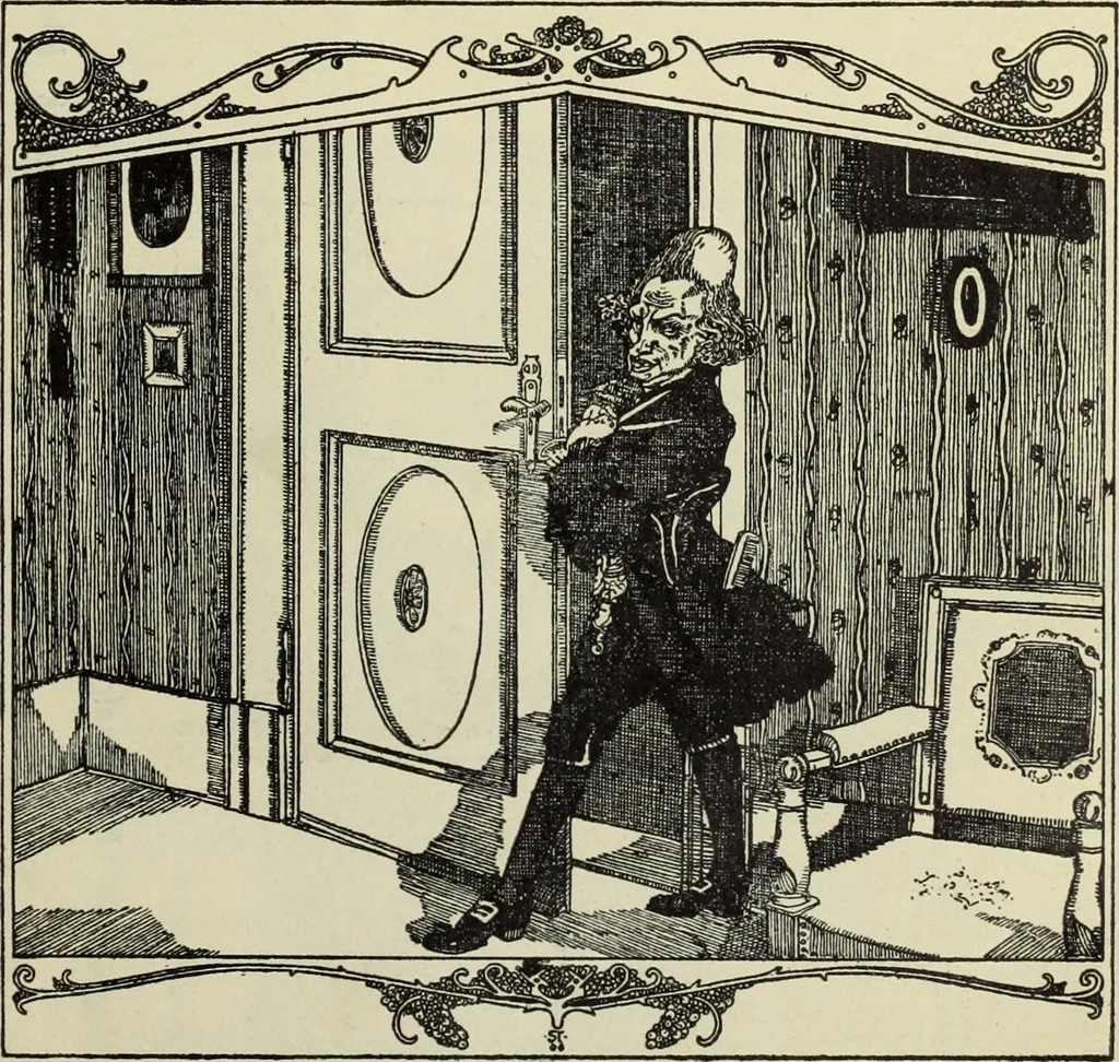 An illustration from Neue deutsche Buchillustration, 1915, leaf 46