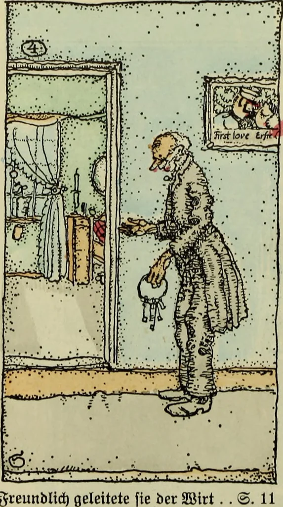 An illustration from Neue deutsche Buchillustration, 1915, leaf 47