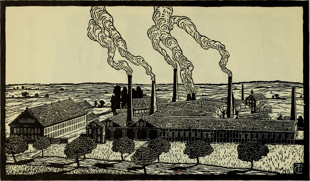 An illustration from Neue deutsche Buchillustration, 1915, leaf 49