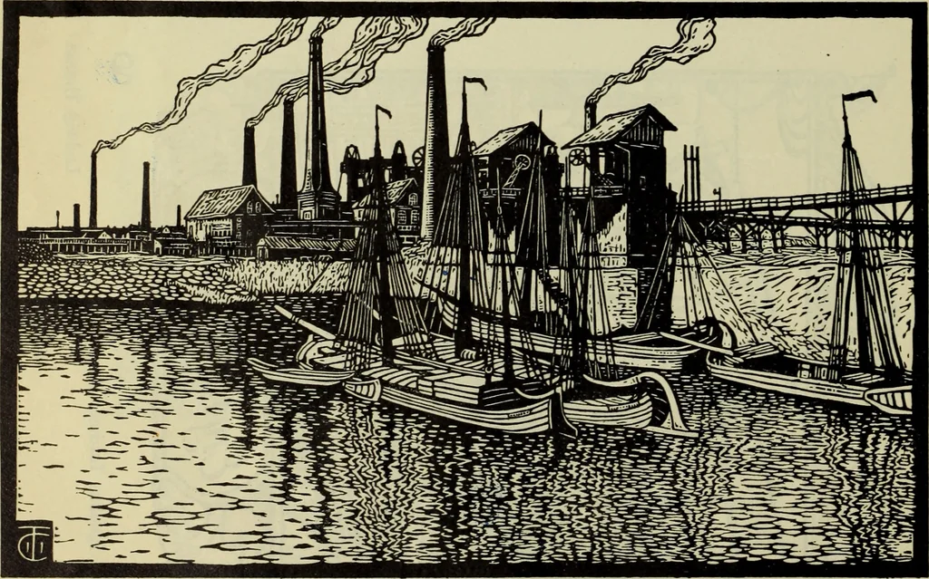 An illustration from Neue deutsche Buchillustration, 1915, leaf 49