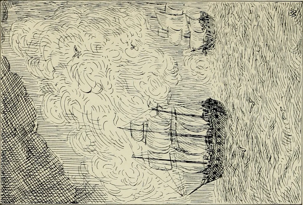 An illustration from Neue deutsche Buchillustration, 1915, leaf 55