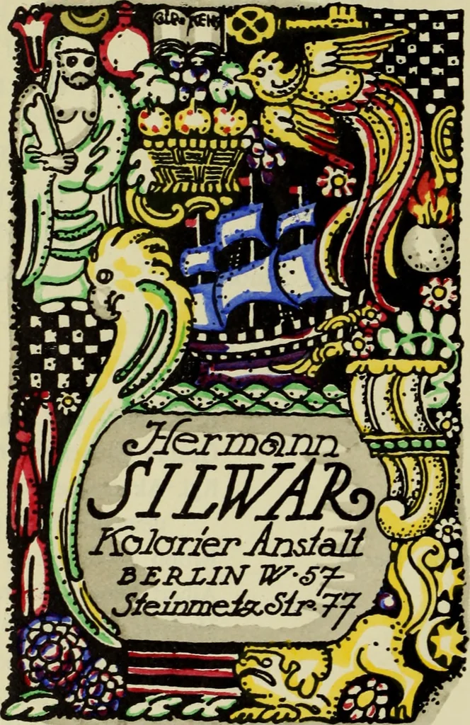An illustration from Neue deutsche Buchillustration, 1915, leaf 59