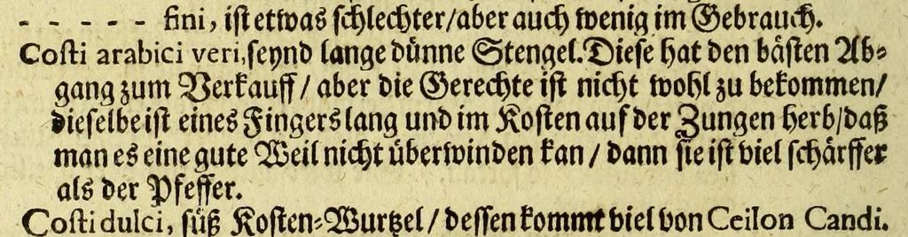 An illustration from Neu-eingerichtete Material-Kammer: : das ist, Gründliche Beschreibung aller fürnehmsten Materialien und Specereyen, so wohl auch andrer guter und gemeiner Waaren, woher solche den Ursprung nehmen, wie sie zu erkennen, gut zu behalten, und endlich die Prob derselben darauf zu machen, umb zu sehen, ob solche verfälscht und wie die Verfälschung darinnen zu mercken sey. Samt einer Erklärung: der chimischen, medicinischen, metallinischen, mineralischen und andere Characteren, was nehmlich solche für Bedeutungen insich halten. Wobey angehängt ein aussführlicher Bericht des Walfisch-Fanges in der nordischen Landen, dessgleichen niemals also in Teutscher Sprach beschrieben worden; und hernach eine kurtze Revision oder Wiederholung meines in An. 1662. aussgegangenen Buchhaltens, darinnen nicht allein meist alle Puncten besser erklärt und erläutert; sondern auch an vielen Orten vermehret, dazu ein und anders, welches vorhero nicht also beschrieben gewesen, anjetzo aber besser und deutlicher vorgestellet wird. Zuvor niemals also in Druck ausgegangen. Allen Liebhabern der Handlungen und Kauffmannschafften zum besten, mit guten Nutz und Frommen eingerichtet, 1672, leaf 114