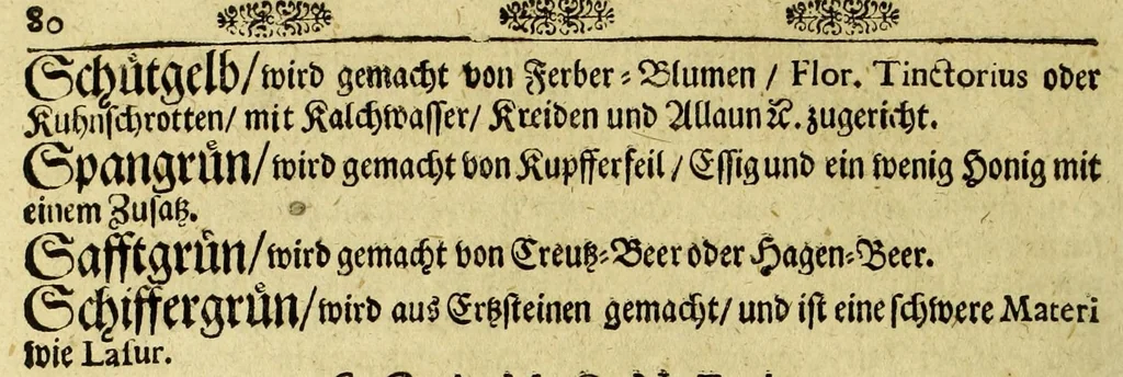 An illustration from Neu-eingerichtete Material-Kammer: : das ist, Gründliche Beschreibung aller fürnehmsten Materialien und Specereyen, so wohl auch andrer guter und gemeiner Waaren, woher solche den Ursprung nehmen, wie sie zu erkennen, gut zu behalten, und endlich die Prob derselben darauf zu machen, umb zu sehen, ob solche verfälscht und wie die Verfälschung darinnen zu mercken sey. Samt einer Erklärung: der chimischen, medicinischen, metallinischen, mineralischen und andere Characteren, was nehmlich solche für Bedeutungen insich halten. Wobey angehängt ein aussführlicher Bericht des Walfisch-Fanges in der nordischen Landen, dessgleichen niemals also in Teutscher Sprach beschrieben worden; und hernach eine kurtze Revision oder Wiederholung meines in An. 1662. aussgegangenen Buchhaltens, darinnen nicht allein meist alle Puncten besser erklärt und erläutert; sondern auch an vielen Orten vermehret, dazu ein und anders, welches vorhero nicht also beschrieben gewesen, anjetzo aber besser und deutlicher vorgestellet wird. Zuvor niemals also in Druck ausgegangen. Allen Liebhabern der Handlungen und Kauffmannschafften zum besten, mit guten Nutz und Frommen eingerichtet, 1672, leaf 122