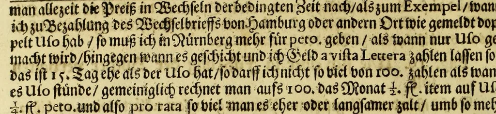 An illustration from Neu-eingerichtete Material-Kammer: : das ist, Gründliche Beschreibung aller fürnehmsten Materialien und Specereyen, so wohl auch andrer guter und gemeiner Waaren, woher solche den Ursprung nehmen, wie sie zu erkennen, gut zu behalten, und endlich die Prob derselben darauf zu machen, umb zu sehen, ob solche verfälscht und wie die Verfälschung darinnen zu mercken sey. Samt einer Erklärung: der chimischen, medicinischen, metallinischen, mineralischen und andere Characteren, was nehmlich solche für Bedeutungen insich halten. Wobey angehängt ein aussführlicher Bericht des Walfisch-Fanges in der nordischen Landen, dessgleichen niemals also in Teutscher Sprach beschrieben worden; und hernach eine kurtze Revision oder Wiederholung meines in An. 1662. aussgegangenen Buchhaltens, darinnen nicht allein meist alle Puncten besser erklärt und erläutert; sondern auch an vielen Orten vermehret, dazu ein und anders, welches vorhero nicht also beschrieben gewesen, anjetzo aber besser und deutlicher vorgestellet wird. Zuvor niemals also in Druck ausgegangen. Allen Liebhabern der Handlungen und Kauffmannschafften zum besten, mit guten Nutz und Frommen eingerichtet, 1672, leaf 40