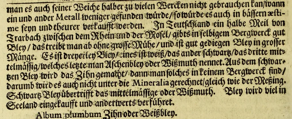 An illustration from Neu-eingerichtete Material-Kammer: : das ist, Gründliche Beschreibung aller fürnehmsten Materialien und Specereyen, so wohl auch andrer guter und gemeiner Waaren, woher solche den Ursprung nehmen, wie sie zu erkennen, gut zu behalten, und endlich die Prob derselben darauf zu machen, umb zu sehen, ob solche verfälscht und wie die Verfälschung darinnen zu mercken sey. Samt einer Erklärung: der chimischen, medicinischen, metallinischen, mineralischen und andere Characteren, was nehmlich solche für Bedeutungen insich halten. Wobey angehängt ein aussführlicher Bericht des Walfisch-Fanges in der nordischen Landen, dessgleichen niemals also in Teutscher Sprach beschrieben worden; und hernach eine kurtze Revision oder Wiederholung meines in An. 1662. aussgegangenen Buchhaltens, darinnen nicht allein meist alle Puncten besser erklärt und erläutert; sondern auch an vielen Orten vermehret, dazu ein und anders, welches vorhero nicht also beschrieben gewesen, anjetzo aber besser und deutlicher vorgestellet wird. Zuvor niemals also in Druck ausgegangen. Allen Liebhabern der Handlungen und Kauffmannschafften zum besten, mit guten Nutz und Frommen eingerichtet, 1672, leaf 48
