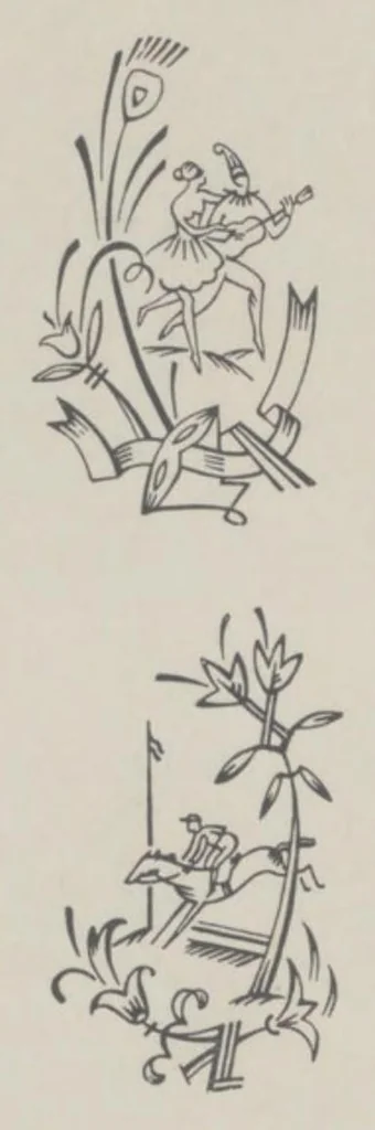 An illustration from Neues Schmuck Material Schriftguss Bruder Butter 1920, 1920, leaf 24