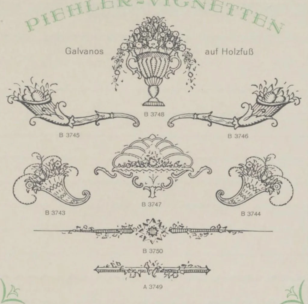 An illustration from Neues Schmuck Material Schriftguss Bruder Butter 1920, 1920, leaf 27