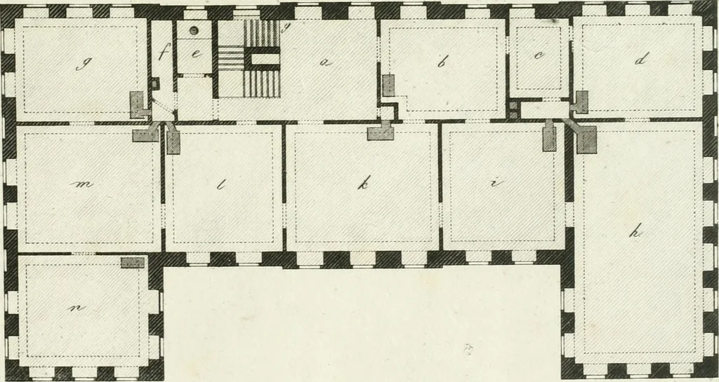 An illustration from Neues Ideen-magazin für Liebhaber von Gärten, englischen Anlagen und für Besitzer von Landgütern, 1806, leaf 12