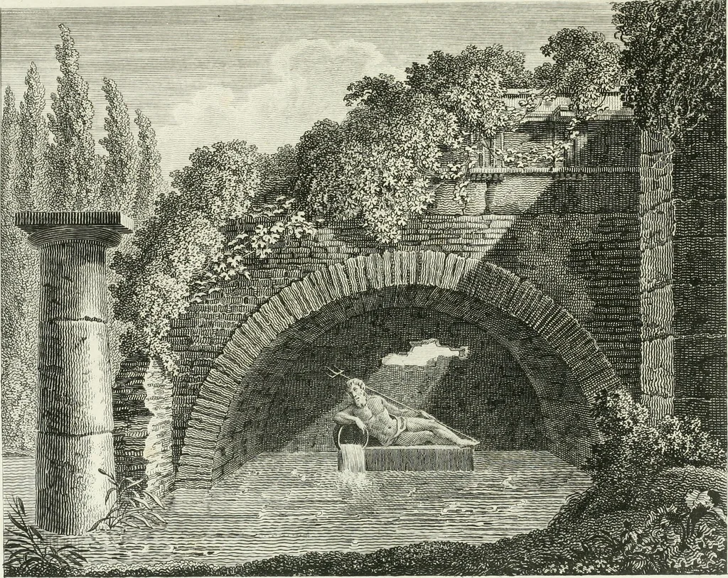 An illustration from Neues Ideen-magazin für Liebhaber von Gärten, englischen Anlagen und für Besitzer von Landgütern, 1806, leaf 16