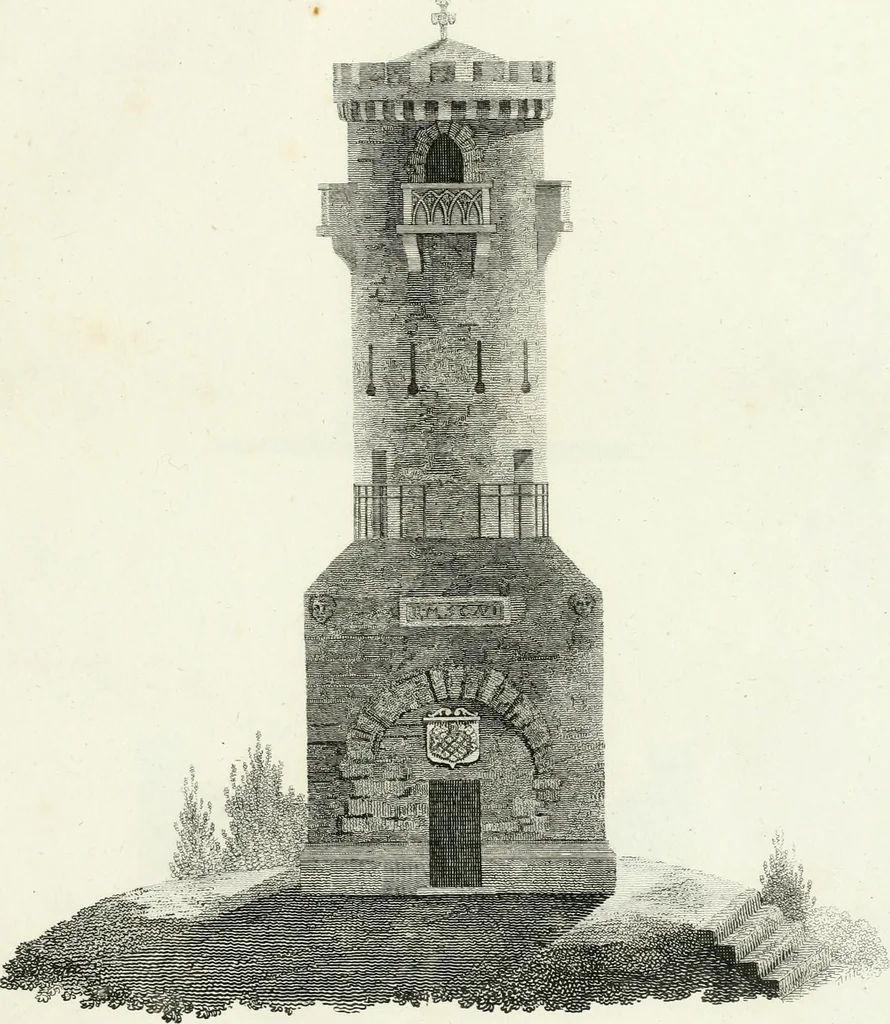 An illustration from Neues Ideen-magazin für Liebhaber von Gärten, englischen Anlagen und für Besitzer von Landgütern, 1806, leaf 20