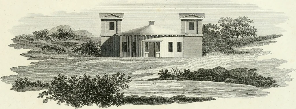 An illustration from Neues Ideen-magazin für Liebhaber von Gärten, englischen Anlagen und für Besitzer von Landgütern, 1806, leaf 16