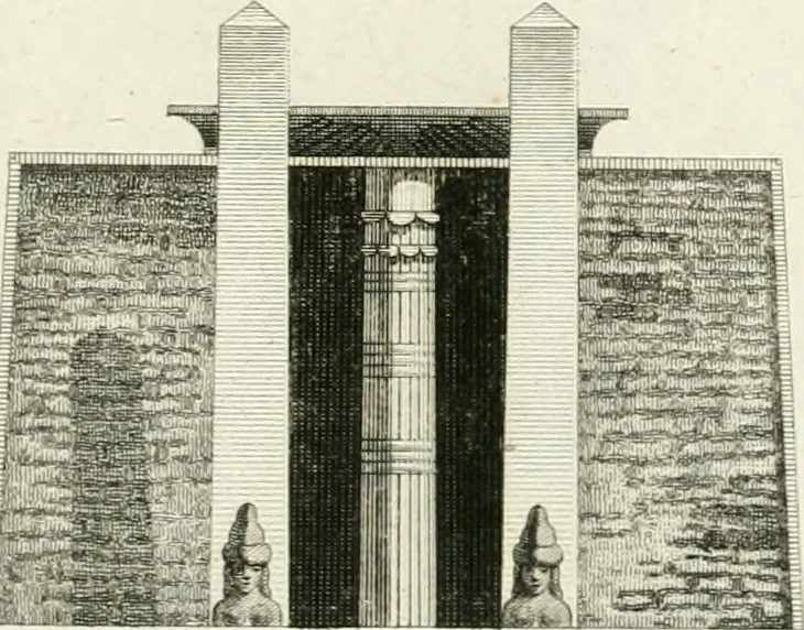 An illustration from Neues Ideen-magazin für Liebhaber von Gärten, englischen Anlagen und für Besitzer von Landgütern, 1806, leaf 18