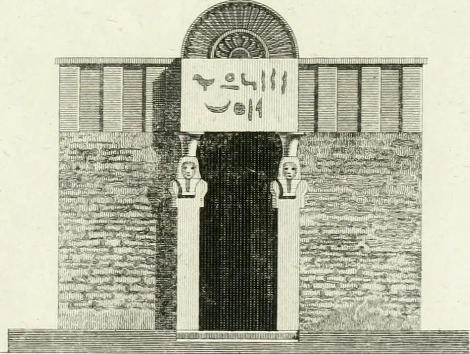 An illustration from Neues Ideen-magazin für Liebhaber von Gärten, englischen Anlagen und für Besitzer von Landgütern, 1806, leaf 18