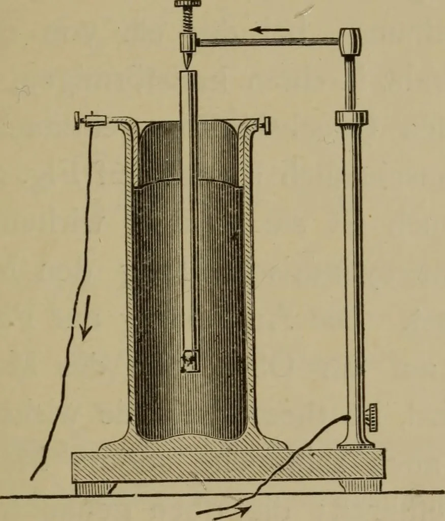 An illustration from Neueste Anschauungen über Elektricität, 1896, leaf 210