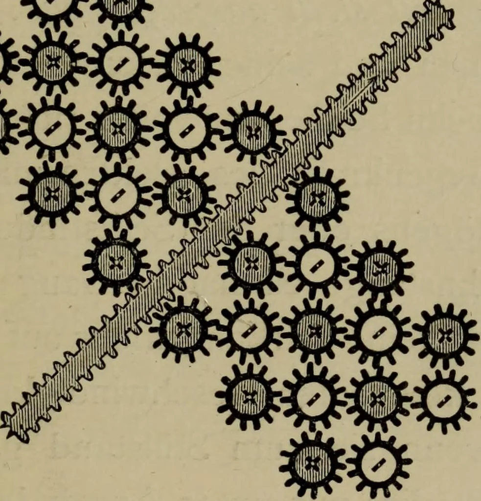 An illustration from Neueste Anschauungen über Elektricität, 1896, leaf 258