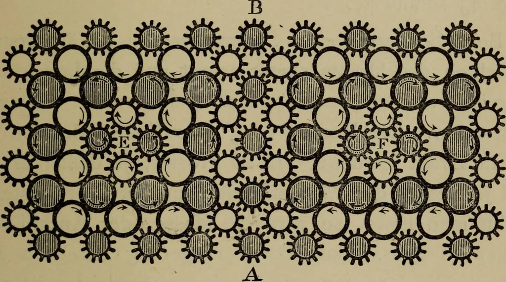 An illustration from Neueste Anschauungen über Elektricität, 1896, leaf 264