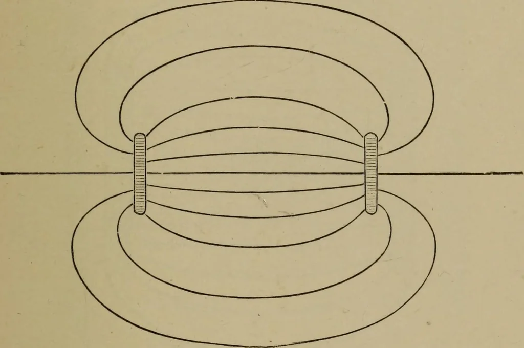 An illustration from Neueste Anschauungen über Elektricität, 1896, leaf 50