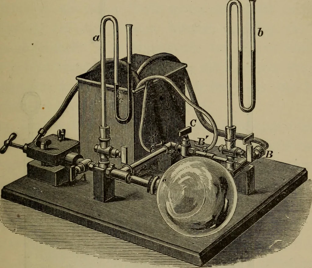 An illustration from Neueste Anschauungen über Elektricität, 1896, leaf 94