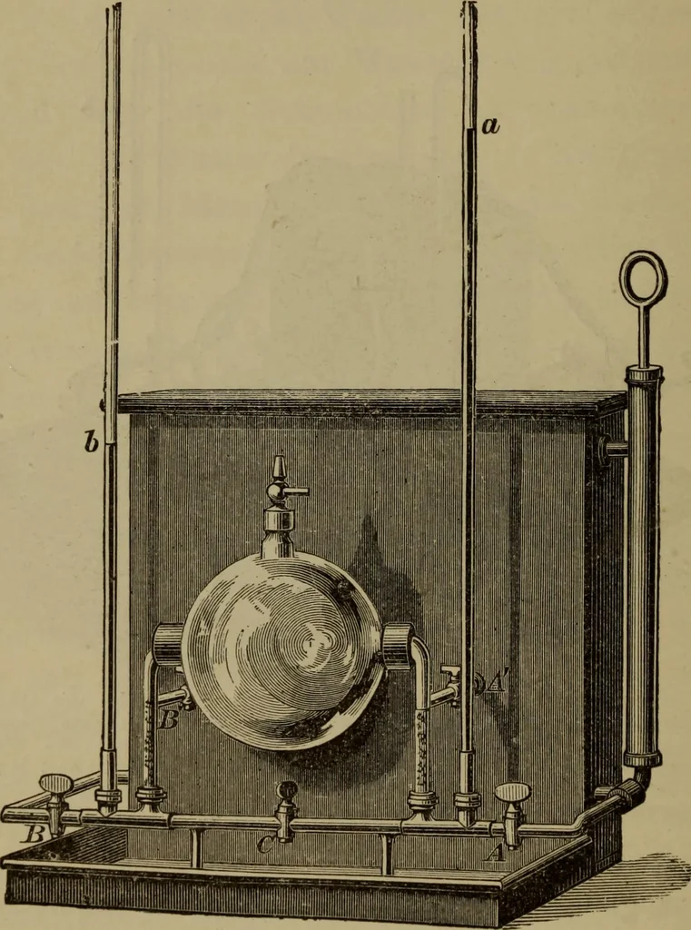 An illustration from Neueste Anschauungen über Elektricität, 1896, leaf 95