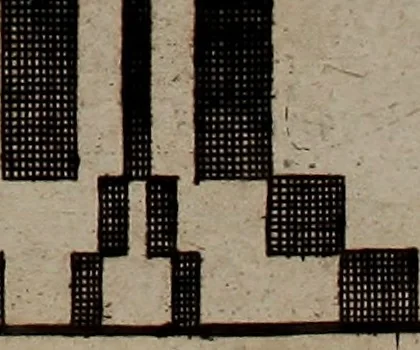 An illustration from Neues Weberbild: und Musterbuch... zur Beförderung der edlen Leinen- und Bildweberkunst .., 1771, leaf 104