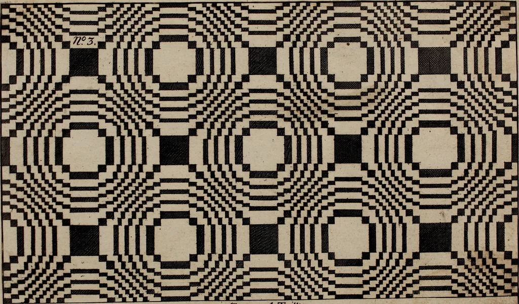 An illustration from Neues Weberbild: und Musterbuch... zur Beförderung der edlen Leinen- und Bildweberkunst .., 1771, leaf 16