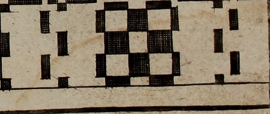 An illustration from Neues Weberbild: und Musterbuch... zur Beförderung der edlen Leinen- und Bildweberkunst .., 1771, leaf 30