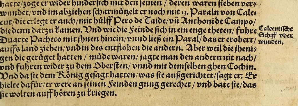 An illustration from Neue Welt : das ist, warhafftige Beschreibunge aller schönen Historien von Erfindung viler vnbekanten Königreichen, Landschafften, Insulen vnnd Stedten ... Dergleichen vorhin in Keinen Chronicken beschrieben ... zur Fürderung des gemeinen Nutzes zusamen getragen., 1567, leaf 153